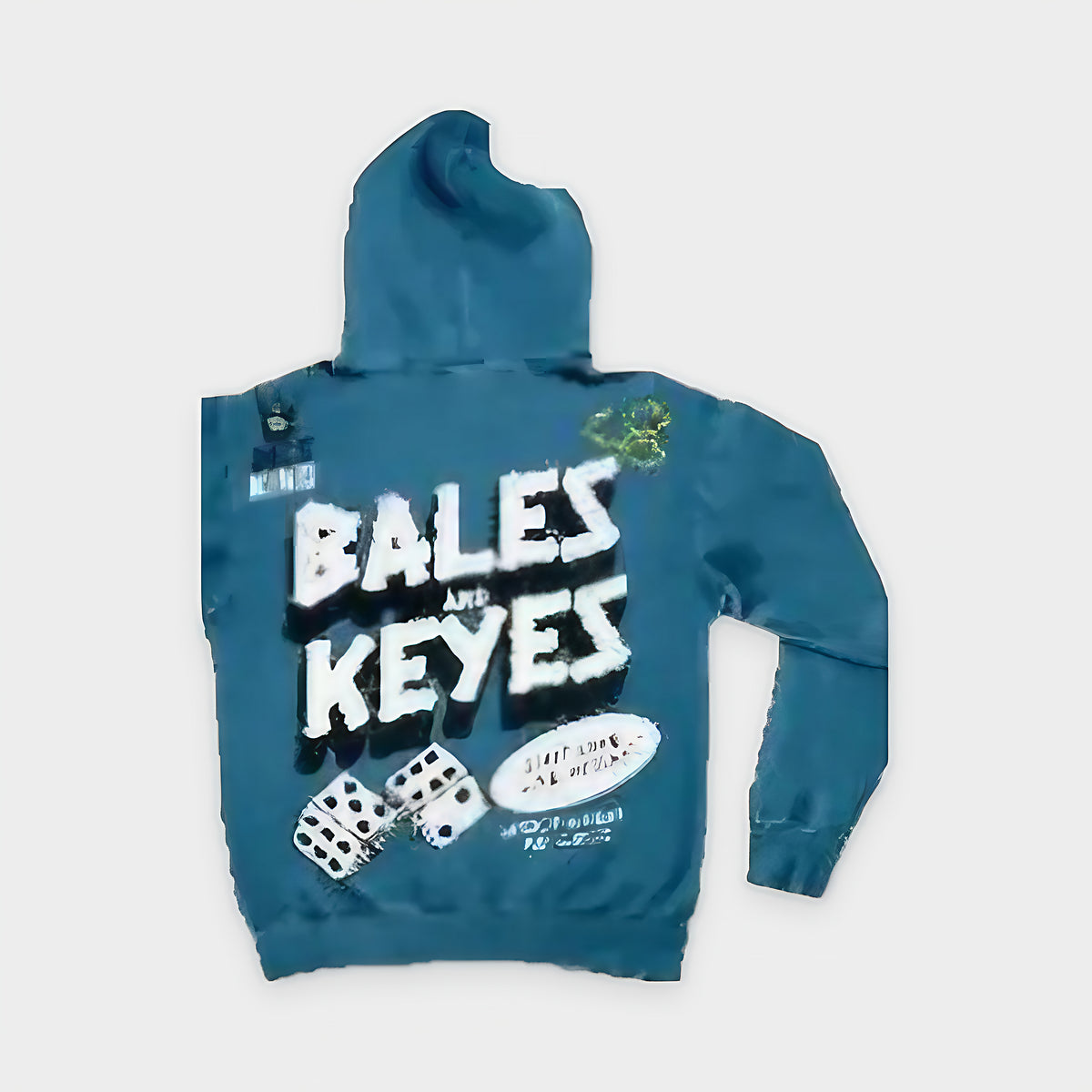 Dice King Hoodie - Blue Magic by Bales & Keyes, back