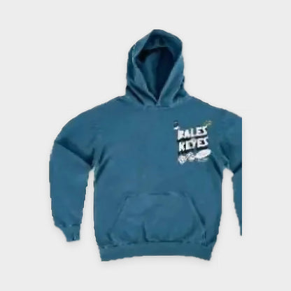 Dice King Hoodie - Blue Magic by Bales & Keyes, front