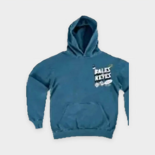 Dice King Hoodie - Blue Magic by Bales & Keyes, front