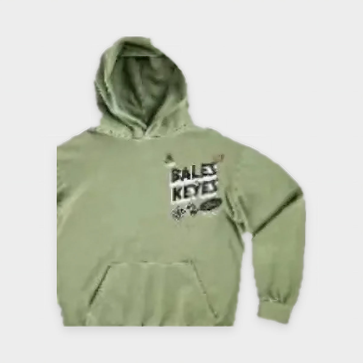 Dice King Hoodie - Guapo Green by Bales & Keyes, front