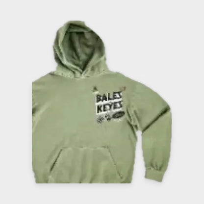 Dice King Hoodie - Guapo Green by Bales & Keyes, front